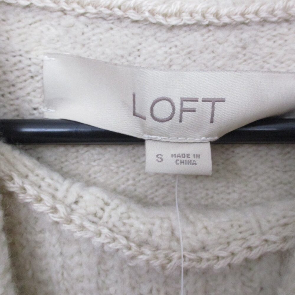 NWT Loft Sweater Vest Soft White Women Size | S - Picture 6 of 13